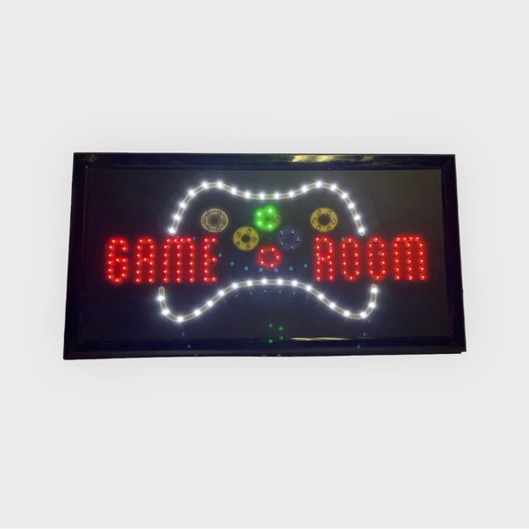 Illuminate Your Game Room with the Vibrant LED Light Up Sign bundle and SAVE - Picture 1 of 5